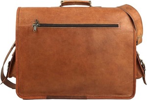 Sac messager en cuir de qualité supérieure, abordable, vintage, pour homme, pour ordinateur portable et usage quotidien - Product Image 3
