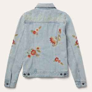 Servicio OEM: Chaquetas Vaqueras de Tallas Grandes para Mujer, Diseño Personalizado, Jeans Lavados de Primera Calidad, Chaquetas Casuales de Corte Ajustado para Mujer - Product Image 2