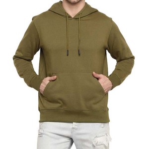 High Quality Fashion Solid Regular Fit Pullover <b>Hoodie</b> Men's Custom Logo Breathable <b>Plain</b> Dyed 2026 - Product Image 2