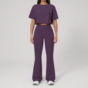 Ropa Deportiva Cómoda de la Mejor Calidad, Diseño OEM Personalizado, Conjuntos de Yoga para Mujer, Conjuntos de 2 Piezas, Ropa Femenina Nueva - Product Image 4