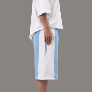High Quality 100% Cotton Women's Shorts Custom Silk Screen Logo Printed Breathable Quick Dry High Waist Button Vintage - Product Image 6