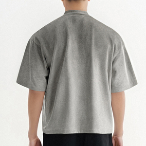เสื้อยืดผู้ชายทรงปกติ ผ้าฝ้าย 100% น้ำหนัก 280 กรัม เป็นมิตรกับสิ่งแวดล้อม ระบายอากาศได้ดี แห้งเร็ว สวมใส่สบาย แขนสั้น - Product Image 3