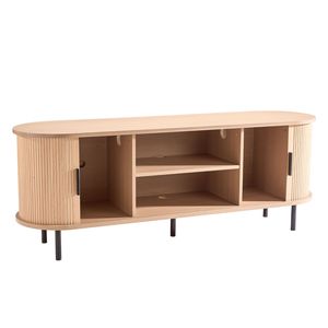 Mobile TV Boho da 58 pollici con capacità di carico di 350 libbre e ripiani regolabili - Product Image 1