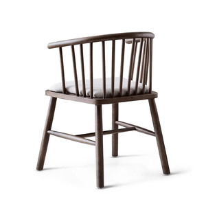 Chaise de salle à manger moderne en bois de manguier - Product Image 2