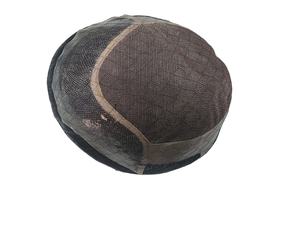 Peluca de tupé de cabello humano 100% para hombre, prótesis de cabello Remy indio, incluye ondas de agua de ondas profundas rectas rizadas de Bangladesh - Product Image 2