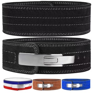 Ceinture de fitness personnalisée pour hommes, en cuir respirant, avec support dorsal pour squats, haltérophilie et powerlifting - Product Image 6