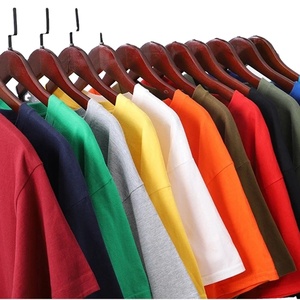 เสื้อยืดคอกลมผู้ชาย ผ้าฝ้าย 100% คุณภาพสูง ทรงเข้ารูป สไตล์ลำลอง แขนครึ่ง สีพื้น ระบายอากาศได้ดี ผ้าเจอร์ซีย์ 200 กรัม - Product Image 5