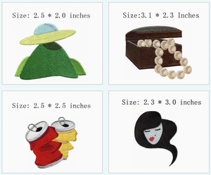 Écussons brodés ronds personnalisés avec logo, badges à coudre pour vêtements, logo personnalisé OEM ODM, vente en gros, fournisseur d'usine, qualité supérieure - Product Image 4