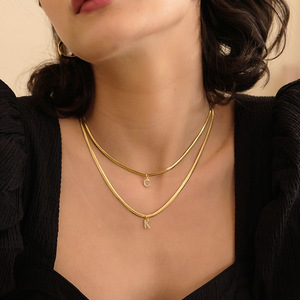 Collar de Moda con Cuentas de Doble Capa y Colgante Fino, Estilo 'Starry Sky', Venta al por Mayor - Product Image 4