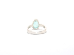 แหวนเงินแท้ 925 ประดับพลอยแควอตซ์สีฟ้า ดีไซน์ทันสมัย สำหรับผู้หญิง - Product Image 6