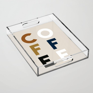 Bandeja Acrílica Cuadrada con Diseño Tradicional y Ecológico, Impresa, para Servir Jugo, Vajilla para el Hogar o Hoteles - Product Image 2