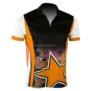 Camiseta de polo de paintball para exteriores, polo deportivo de poliéster ligero de secado rápido con impresión de logotipo de equipo personalizado para ropa de equipo - Product Image 2