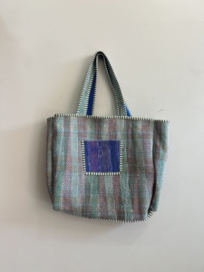 Bolso Tote Boho Hecho a Mano con Acolchado Kantha para Mujer, Bolsas de Compras - Product Image 5