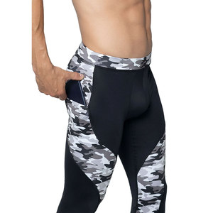 New High Quality Breathable Gym Style Leggings <b>for</b> <b>Men's</b> Slim Fit Workout Fitness Adults Spandex/Polyester Elastic Waist Legging - Product Image 2