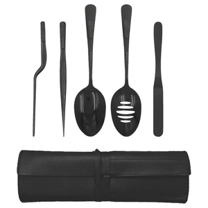 Altomme Instruments 5 Piece Chef Plating Tools Professional Stainless Steel <b>Kit</b> Customized Color Dishwasher Safe Food Styling - Product Image 1