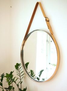 Customized Round Shape Hanging Wall <b>Mirror</b> with Metal Border Wall Hanging <b>Mirror</b> | Decorative <b>Mirror</b> Gold Border <b>Mirror</b> - Product Image 4