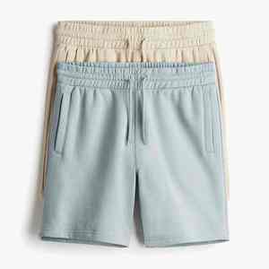 Pantalones Cortos Deportivos Personalizados con Cordón Largo, de Felpa Francesa de 180g, de Nylon Ecológico, Cintura Media, para Entrenamiento y Gimnasio - Product Image 2