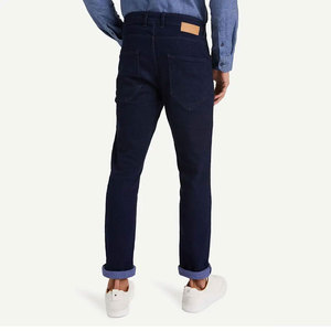 Jean en denim extensible coupe droite classique pour homme – Pantalon décontracté et confortable, idéal pour le travail et les voyages – Vente en gros personnalisée OEM - Product Image 2