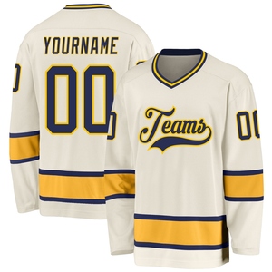 Jersey de Hockey Personalizado al por Mayor, de Alta Calidad, Directo de Fábrica, con Diseño de Camuflaje Rojo y Negro, en Honor al Servicio - Product Image 2