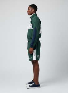 Ensemble de survêtement décontracté de haute qualité avec pantalon de jogging et sweat à capuche, longueur genou, logo personnalisé, broderie de patch 100 % nylon pour homme - Product Image 5