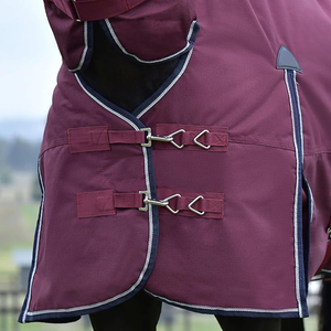 Couverture de cheval de qualité supérieure, en coton épais et imperméable, équipement équestre - Product Image 4