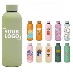 Personalized Branded Vacuum <b>Flask</b> Double Layer Metal Water <b>Bottle</b> Leakproof Outdoor Thermal Drinkware - Product Image 5
