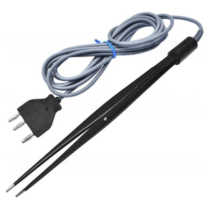 Pinza de mano monopolar recta con cable, reutilizable y autoclavable, con cable de 21 cm, se fija con cable - Product Image 4