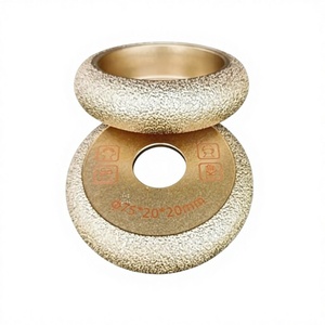 Rueda de Perfil de Diamante HGP para Pulir Bordes de Mármol, Vidrio, Cerámica, Porcelana y Piedra, 75 mm, 10 mm, OEM, Alta Eficiencia - Product Image 1