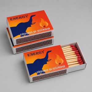 Cerillas de Seguridad Ecológicas de Primera Calidad para Cocina, Impresión Personalizada, 100 Unidades por Caja, Empaque de Cartón Resistente - Product Image 3