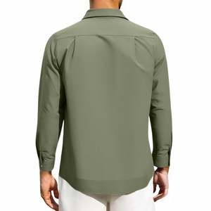 Chemises pour hommes au design moderne et décontracté, avec une coupe confortable et un tissu respirant pour un usage quotidien - Product Image 3