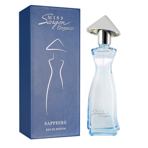 Perfume de Mujer de Marca de Lujo Miss Saigon Eau De Parfum EDP (50ml) Aroma Fresco Estilo Moderno Zafiro Spray de Larga Duración - Product Image 1