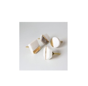 Poignée de meuble de luxe moderne en marbre pour armoire et commode, taille personnalisée, nouveau design, accepte la personnalisation du logo - Product Image 1