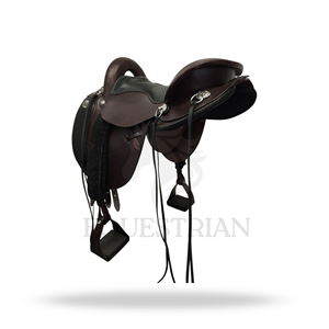 Western Trail Saddle Horse Riding Saddle Equestrian <b>Equipment</b> - Product Image 3