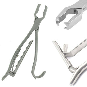 Bone Holding Forceps Ratchet Orthopedic Surgical Instrument Heavy Duty Stainless Steel Reusable Bone <b>Clamp</b> Precision Manual CE - Product Image 3