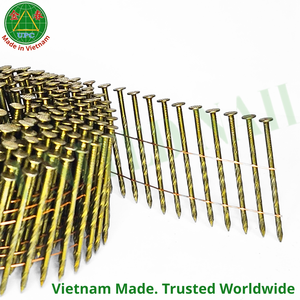 ตะปูม้วนขนาด 2.5x50 มม. พร้อมก้านสกรูและหัวเหล็กแบบลายตาราง สำหรับทำพาเลท จากโรงงานชั้นนำของเวียดนาม |   ตะปูแบบม้วน - Product Image 1