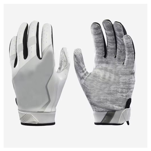 Gants de football américain personnalisés à logo, haute qualité, design respirant, matière polyester, tailles sur mesure, antidérapants – Vente chaude - Product Image 1