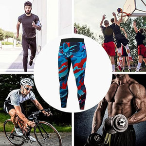 Best Service Top Trendy Breathable Lightweight Sports Wear Comfortable Slim Fit Men Professional Compression Base Layer Pants - Product Image 6