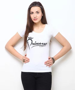 T-shirts en coton de haute qualité pour femmes, vente en gros, personnalisables avec logo imprimé, style décontracté pour l'été - Product Image 6