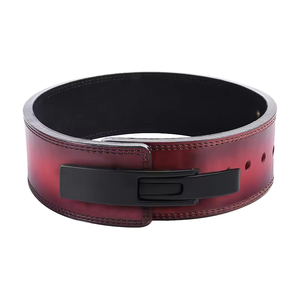 Hot Selling LAWD SPORTS Custom Embossed Leather 340g Gym Fitness <b>Belt</b> - Product Image 1