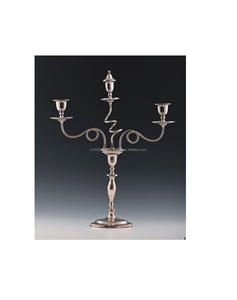 Classic multiarm aluminum candelabra ideal <b>for</b> romantic wedding decor luxurious table setting and ambiance lighting - Product Image 1