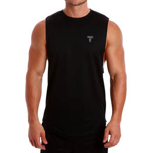 Hot Sale Cheap Price Solid Color Gym <b>Singlet</b> Tank Top for <b>Men</b> Sleeveless Slim Fit <b>Men</b> Tank Tops Accept OEM/ODM Services - Product Image 1