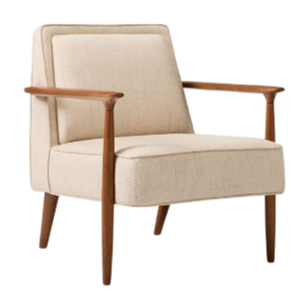 เฟอร์นิเจอร์เก้าอี้ร้านอาหารทำจากไม้แบบมินิมอลนวัตกรรมการตกแต่งภายในที่หรูหรายิ่งขึ้นด้วยที่นั่งและโฟมหนาผ้านุ่ม - Product Image 1