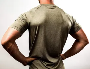 Camiseta Personalizada para Hombre, de Alta Calidad, Estilo Urbano, Microfibra Ligera, Impresión Personalizada, 100% Algodón Tejido - Product Image 4