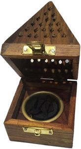 Brûleur à Bakhoor portable en résine et bois pour une fragrance intérieure intense et agréable et une décoration d'intérieur à prix raisonnable, achetez maintenant - Product Image 4