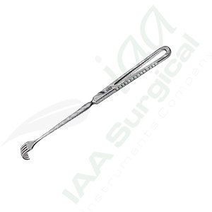 เครื่องมือผ่าตัดแบบแมนนวล Lampert Mini-Langenbeck Retractor ขนาด 25 มม. 24 ซม./9½ นิ้ว 27 ซม./10½ นิ้ว ทำจากสแตนเลสสตีล ระดับ Class I - Product Image 6