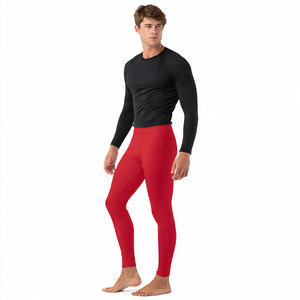 Leggings Deportivos para Hombre, 100% Poliéster, Sublimados, Compresión, Transpirables, Diseño Sólido, Capa Base de Verano - Product Image 5