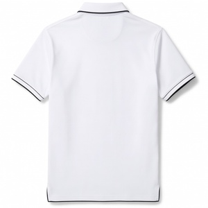 เสื้อเชิ้ตแขนสั้นผู้ชายคุณภาพสูงแบบสบายๆ มีซิป ผ้าคอตตอนผสม ทรงพอดีตัว ผลิตตามสั่ง MOQ ต่ำ ราคาโรงงานโดยตรง จัดส่งทั่วโลก - Product Image 2