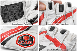 Guantes de Portero ZAP Elite Test – Cuero Premium |   Agarre Máximo |   Absorción de Impactos |   Uso Profesional - Product Image 4