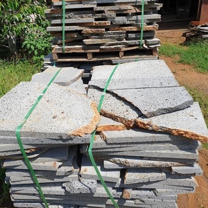 Antique Portugal Stone Lava <b>Paver</b> Rock Decor Moca Cream Wooden Time Surface Big Packing Sale - Product Image 5