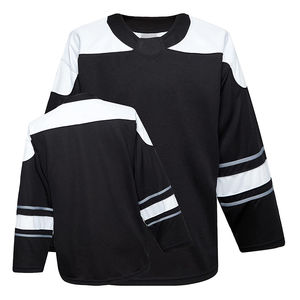 Maillots de hockey sur glace pour adultes à prix de gros, maillots d'équipe OEM double face avec ensembles d'impression, 100 % polyester - Product Image 1
